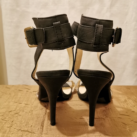 Charlotte Russe Leopard Print Studded Heels - Picture 3 of 5